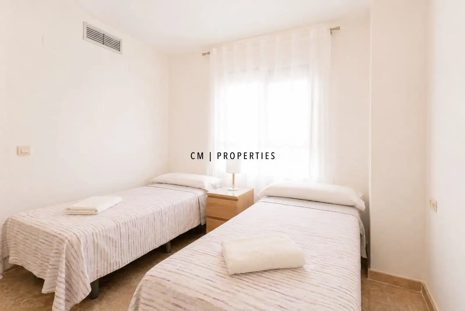Bedroom of Flat for rent in Albal  with Air Conditioner, Heating and Furnished