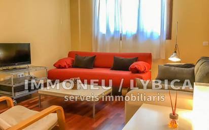 Living room of Flat for sale in Puigcerdà  with Heating, Parquet flooring and Storage room