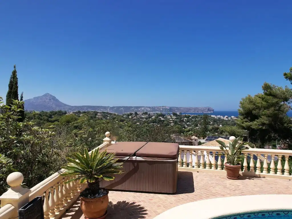 Exterior view of Houses for sale in Jávea / Xàbia  with Air Conditioner, Heating and Private garden