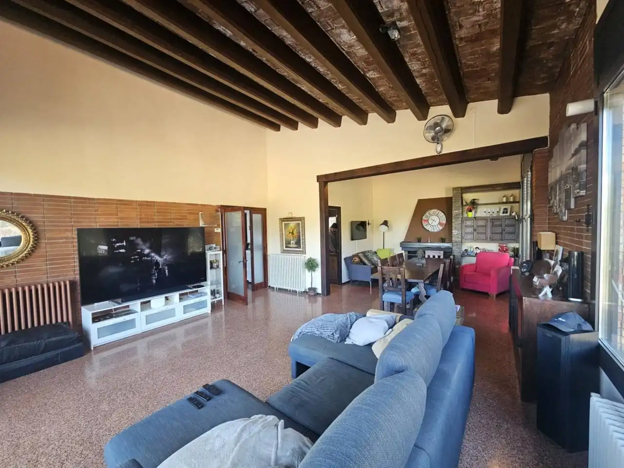 Sala de estar de Casa o chalet en venta en Matadepera con Calefacción, Parquet y Terraza