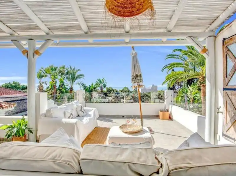 Terrassa de Casa o xalet de lloguer en Marbella amb Aire condicionat, Jardí privat i Terrassa