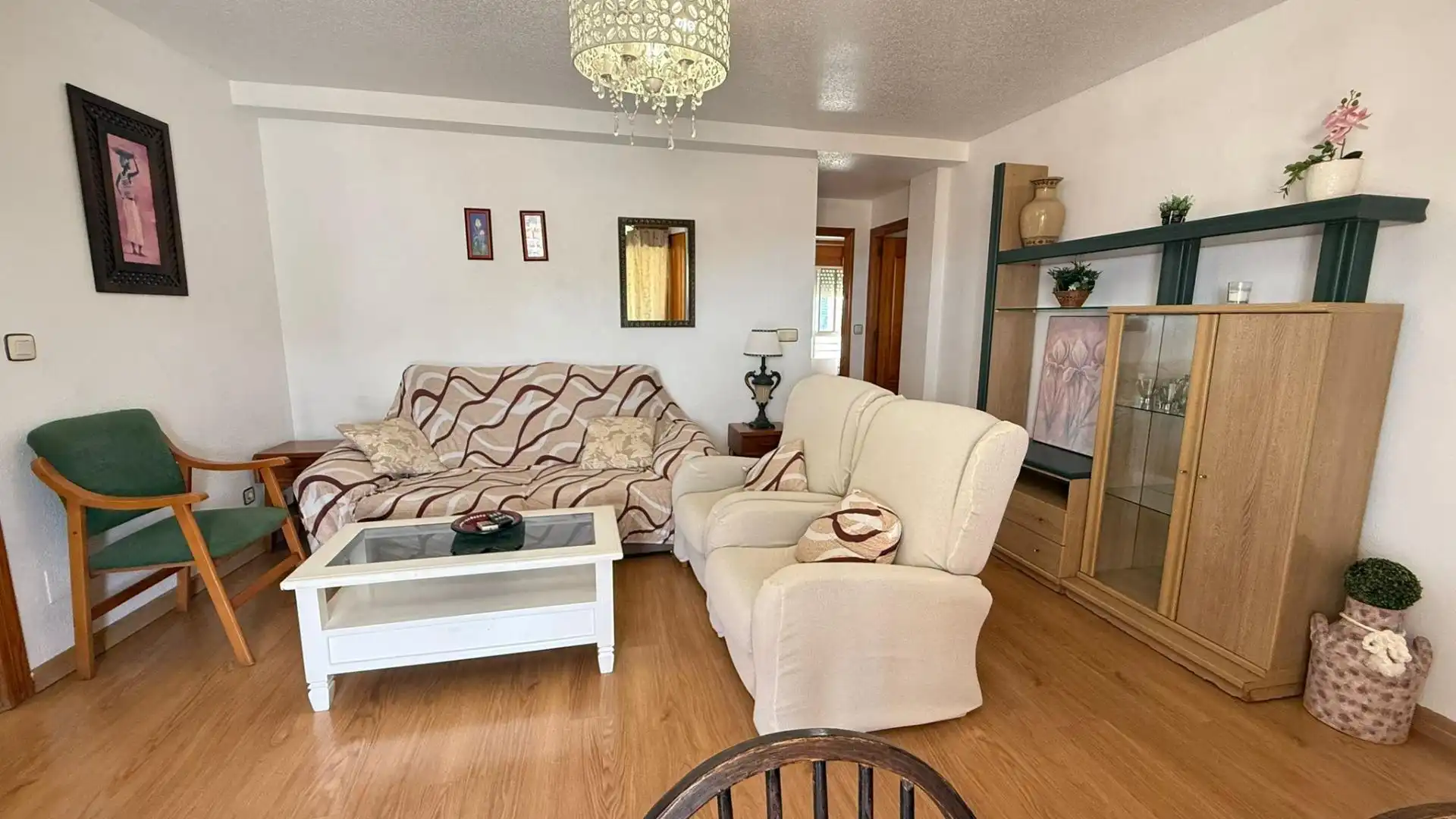 Sala de estar de Piso de alquiler en Águilas con Aire acondicionado, Terraza y Trastero
