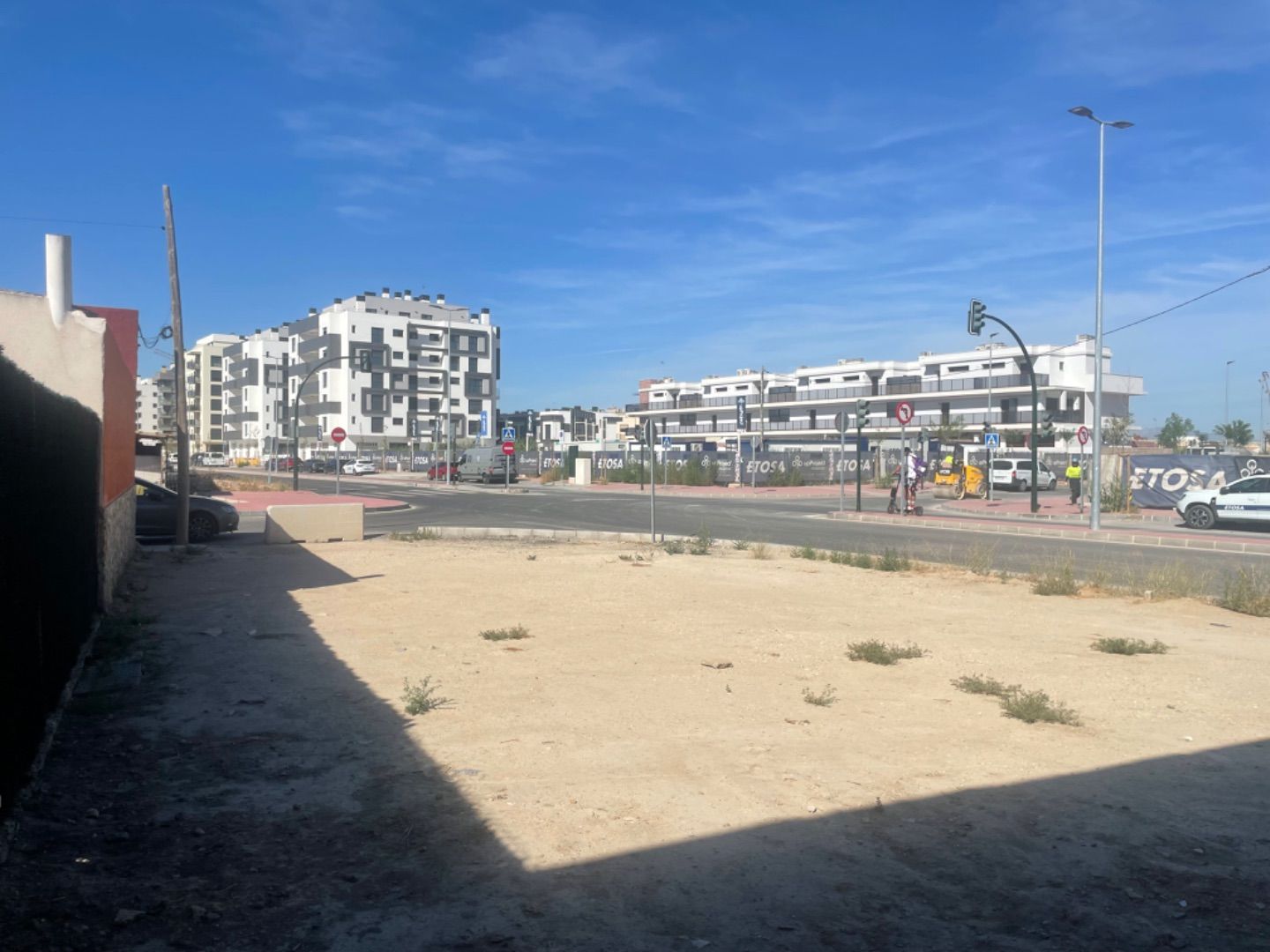 Vista exterior de Terreny industrial de lloguer en  Murcia Capital