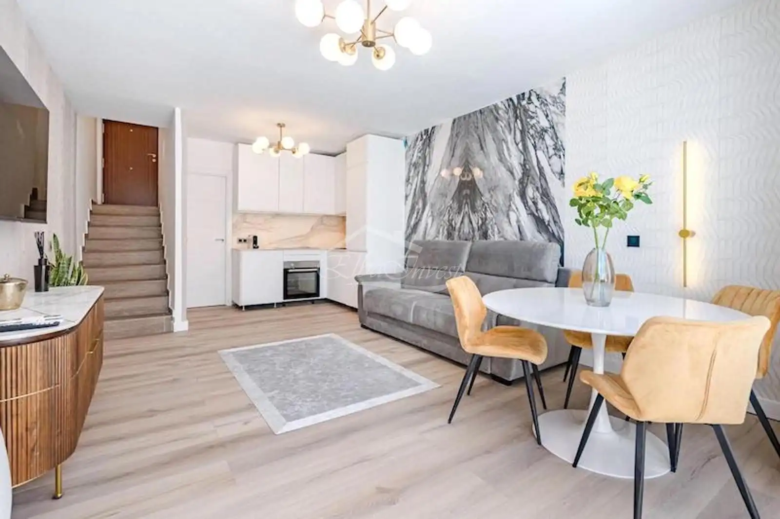 Sala de estar de Dúplex en venta en Adeje con Aire acondicionado, Parquet y Terraza