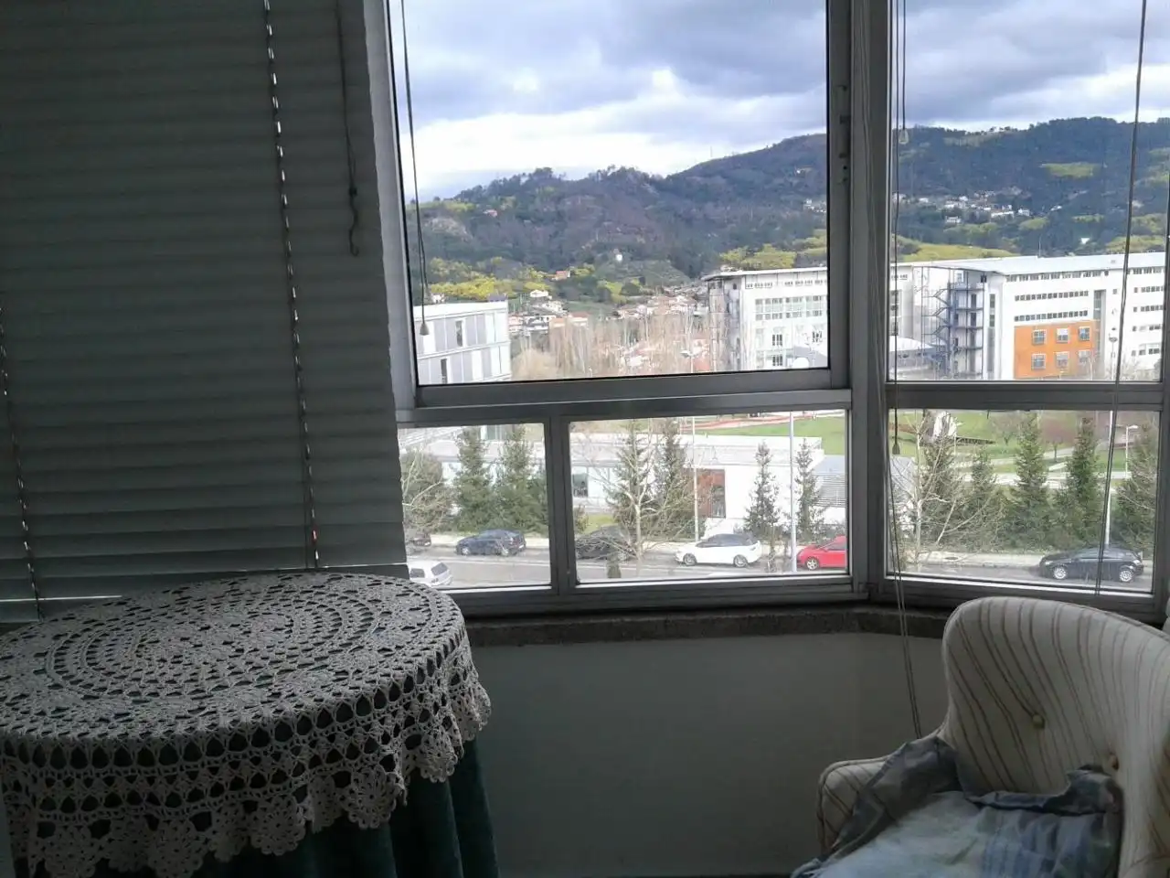 Terrasse von Wohnung zur Miete in Ourense Capital  mit Heizung, Möbliert und Balkon