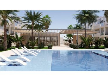 Appartement compact avec piscine à vendre à San Cayetano