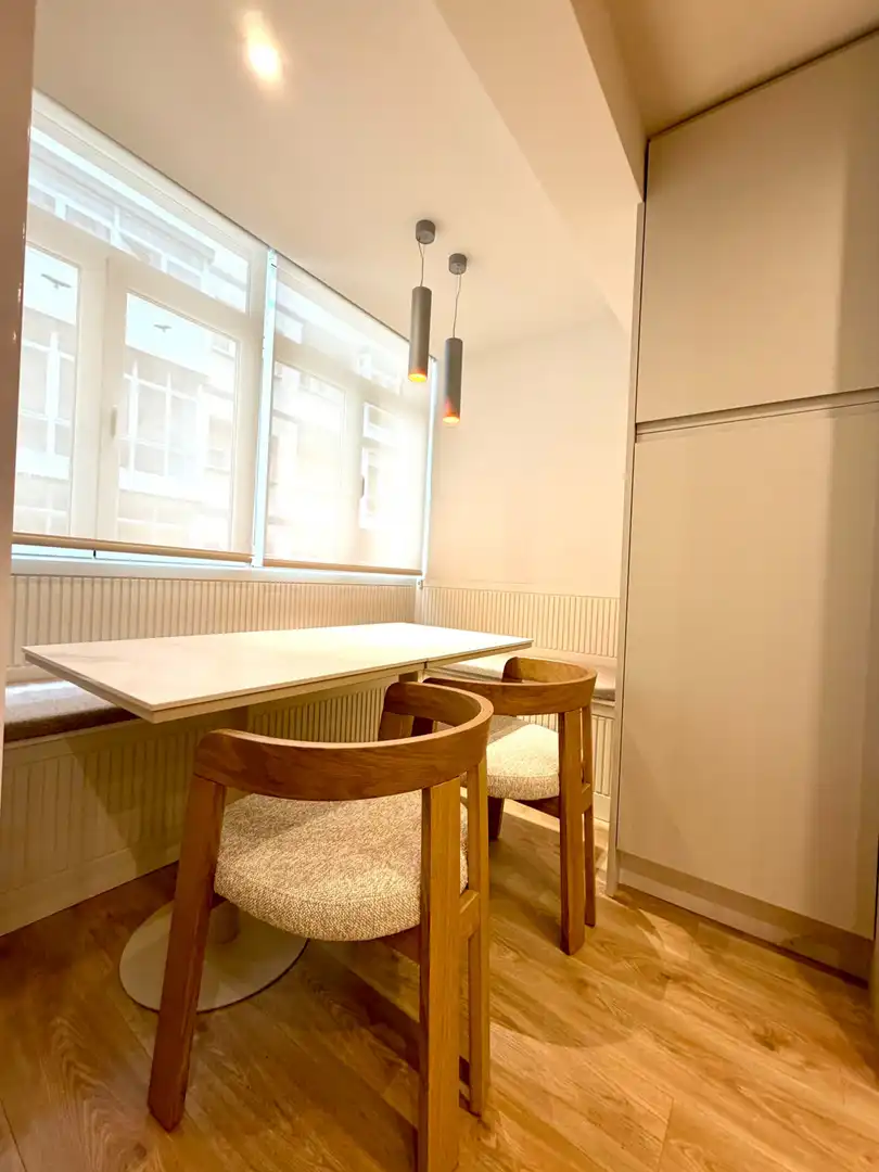 Dining room of Flat for rent in Gijón   with Heating and Furnished