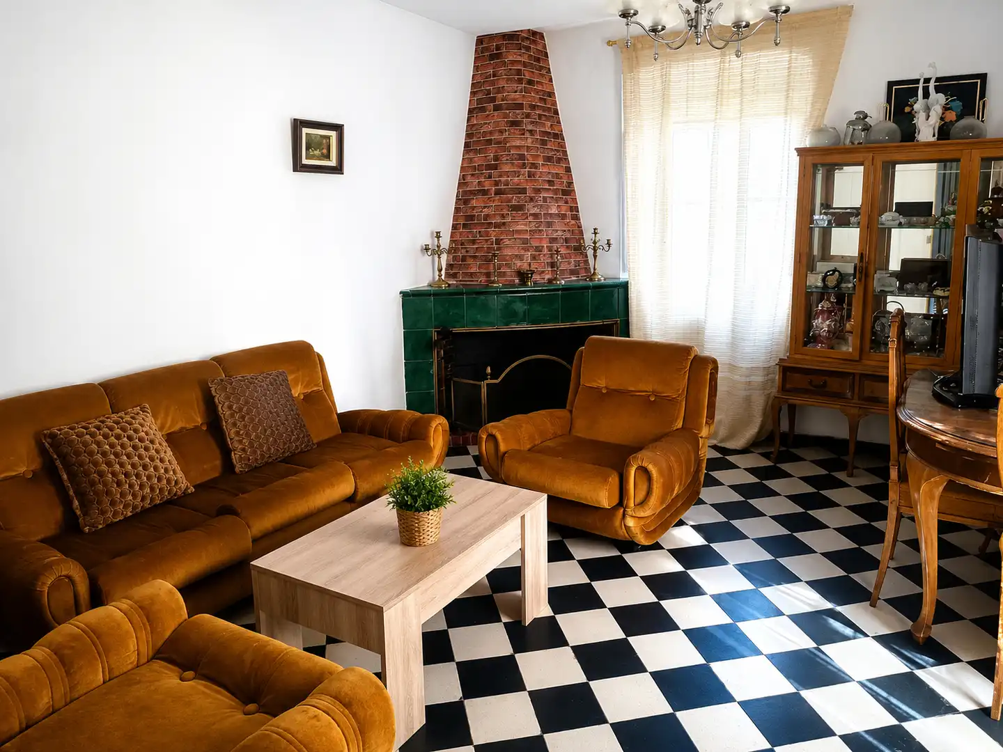 Sala d'estar de Pis en venda en Anglès amb Calefacció, Terrassa i Traster