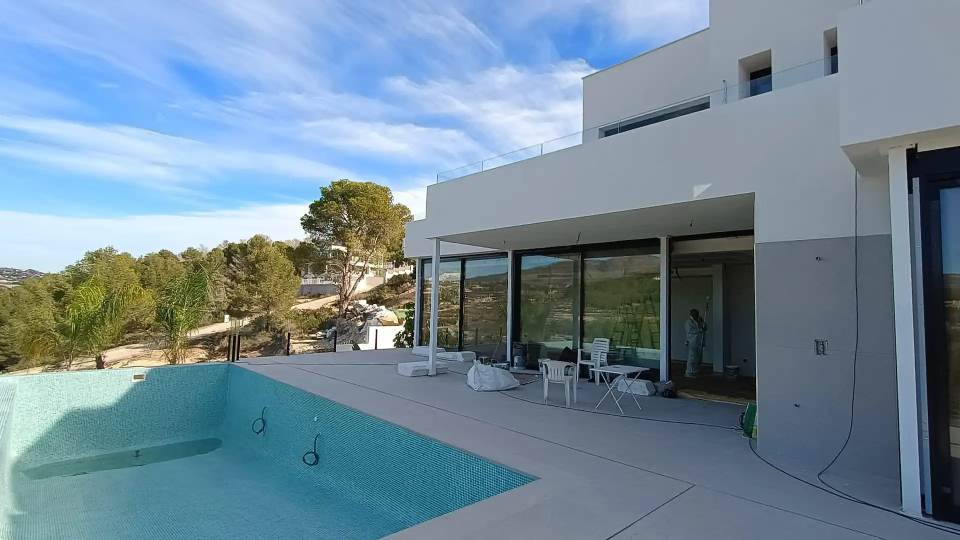 Piscina de Casa o chalet en venta en Calpe / Calp con Aire acondicionado, Calefacción y Jardín privado