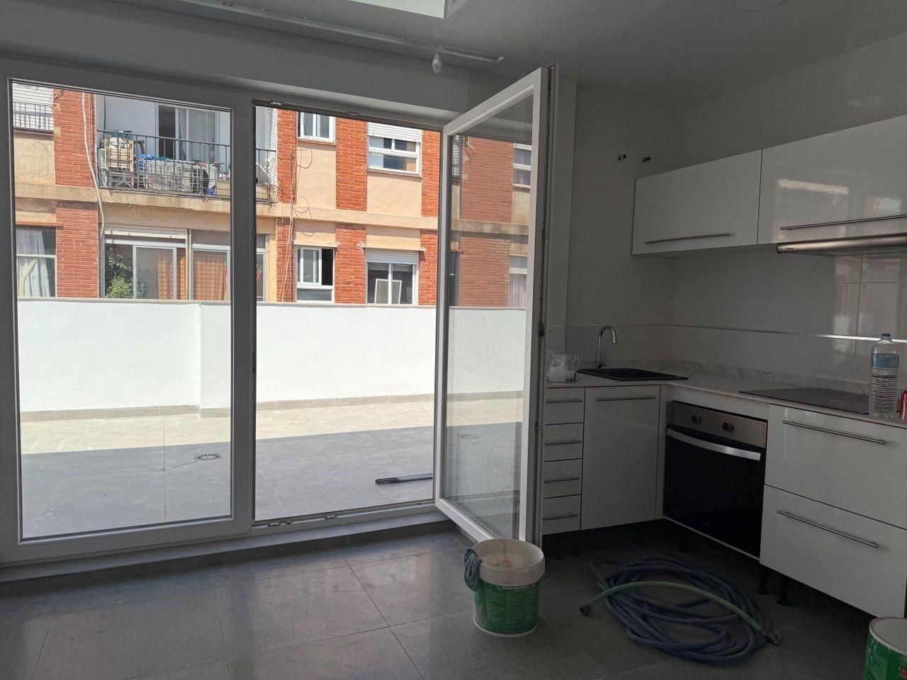 Cocina de Ático en venta en Sagunto / Sagunt con Terraza y Balcón