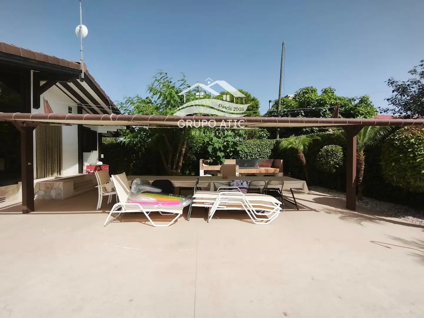 Terraza de Casa o chalet en venta en Burriana / Borriana con Aire acondicionado, Calefacción y Jardín privado