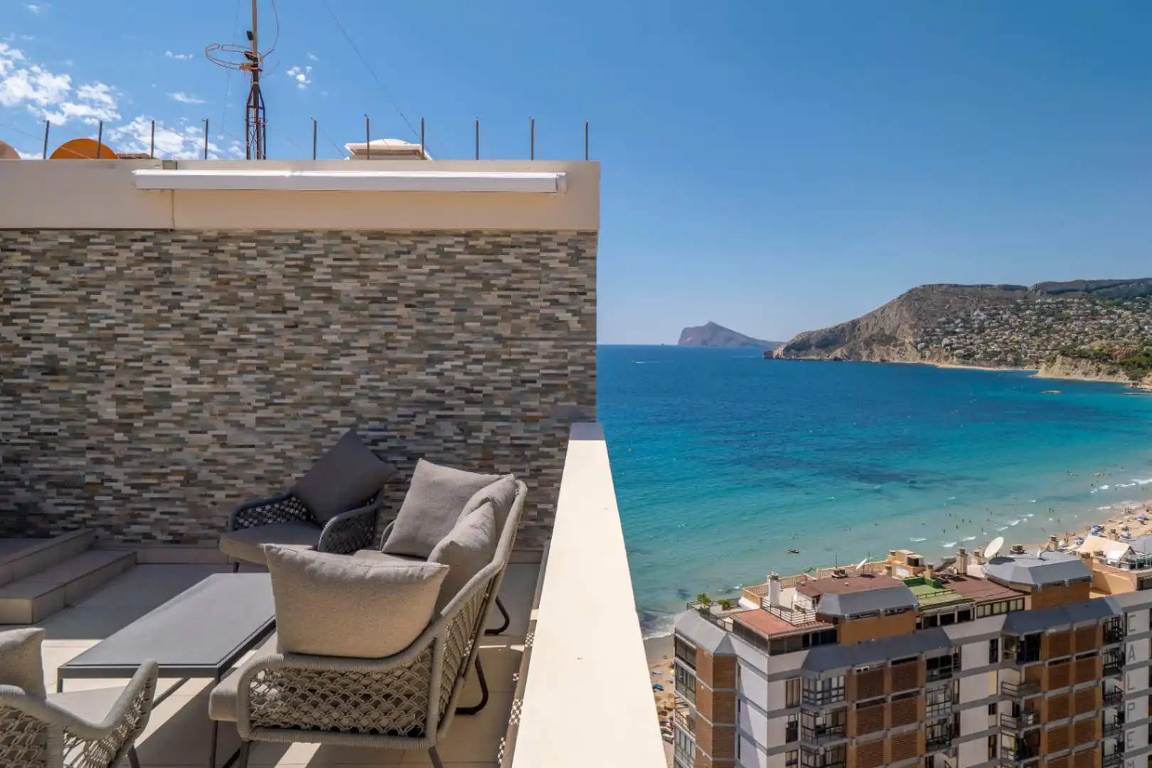 Terrace of Attic for sale in Calpe / Calp  with Air Conditioner, Heating and Terrace