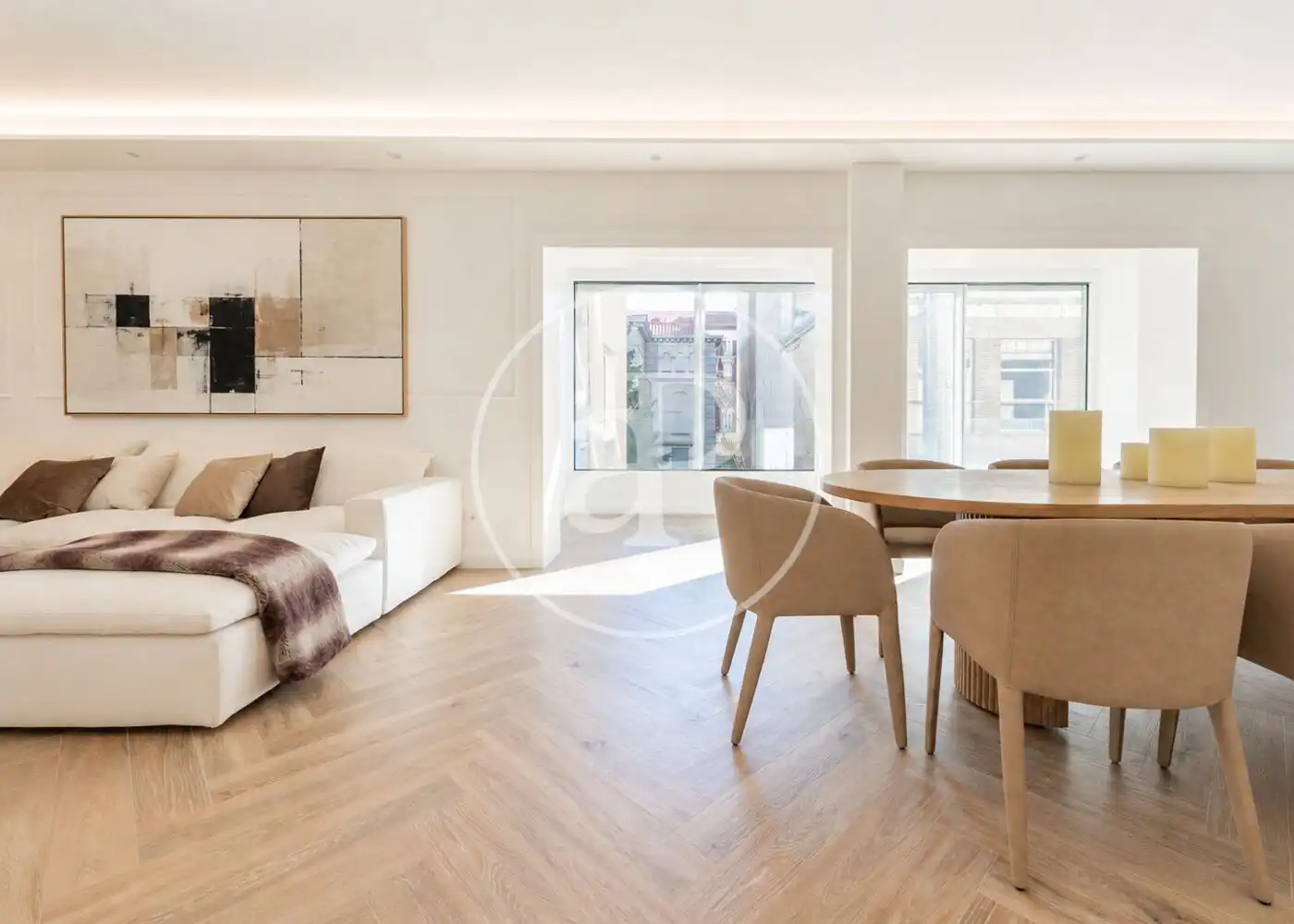 Wohnzimmer von Wohnung zum Verkauf in Madrid mit Klimaanlage, Heizung und Abstellraum