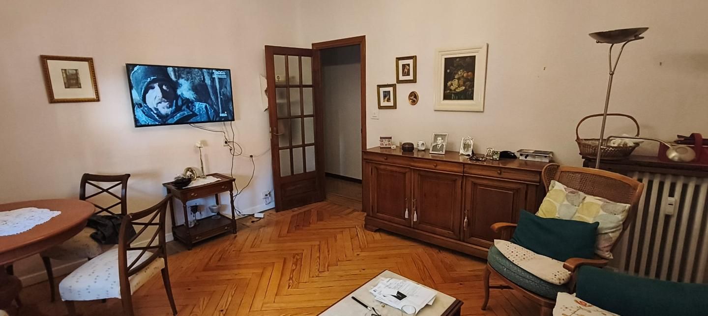 Living room of Flat for sale in  Madrid Capital  with Heating