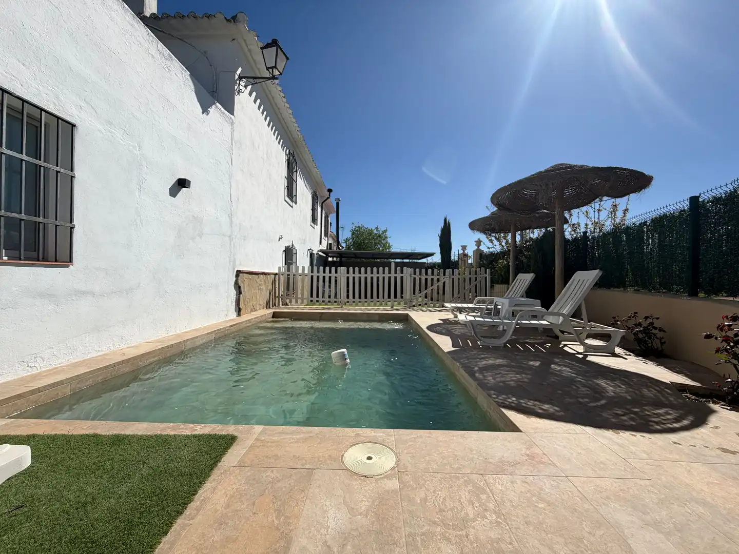 Piscina de Finca rústica en venda en Villanueva del Trabuco amb Jardí privat, Terrassa i Traster