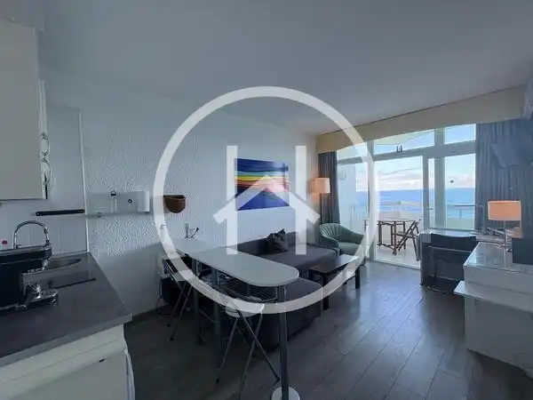 Living room of Flat for sale in Puerto de la Cruz  with Swimming Pool, Furnished and Balcony