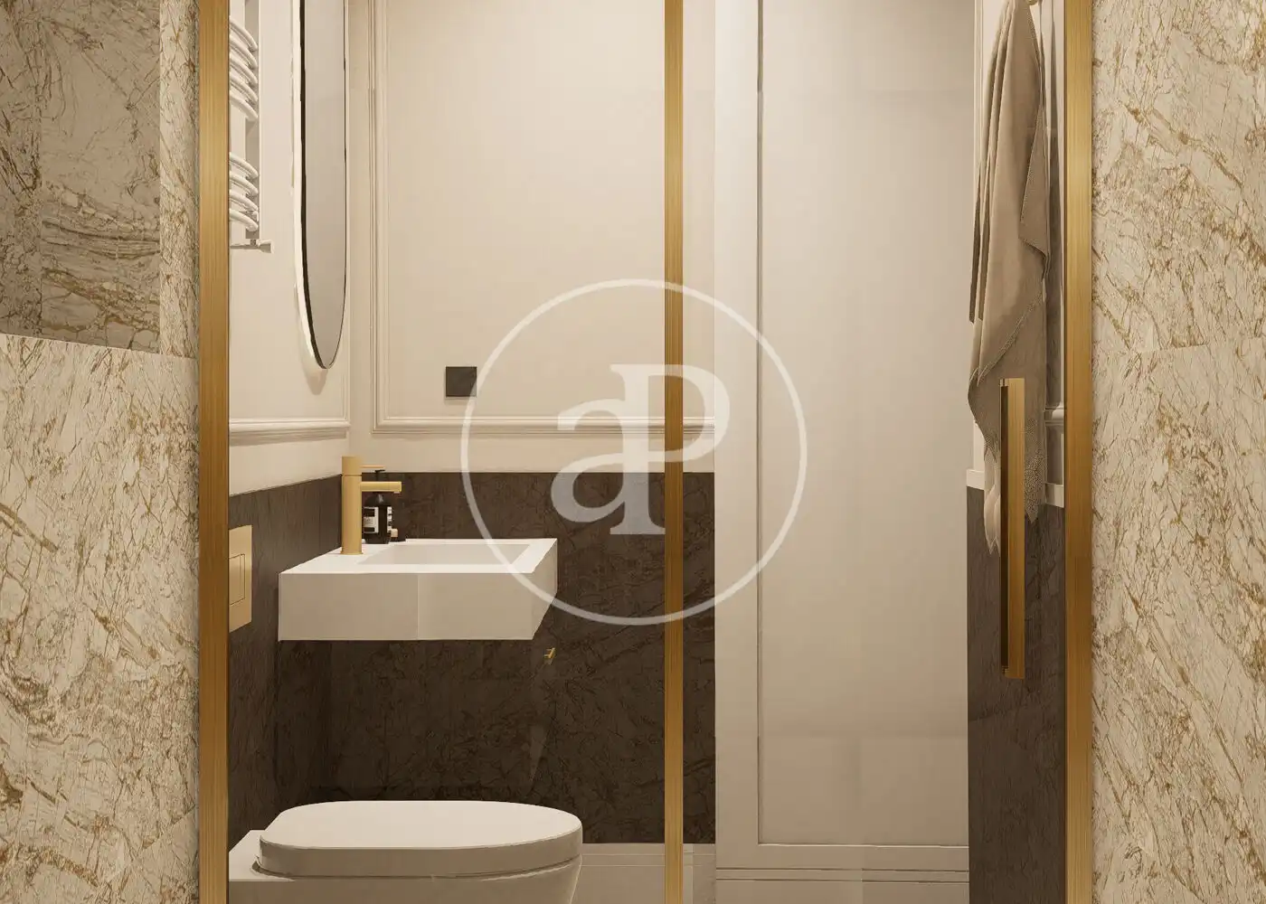 Baño de Piso en venta en Madrid con Aire acondicionado, Calefacción y Terraza