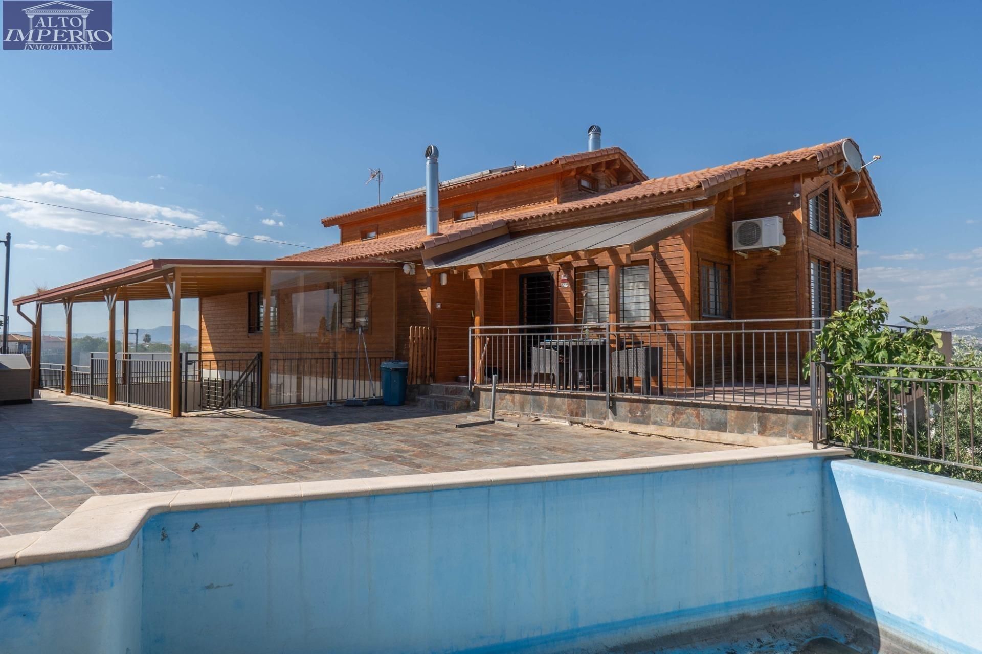 Exterior view of House or chalet for sale in Churriana de la Vega  with Air Conditioner, Heating and Terrace
