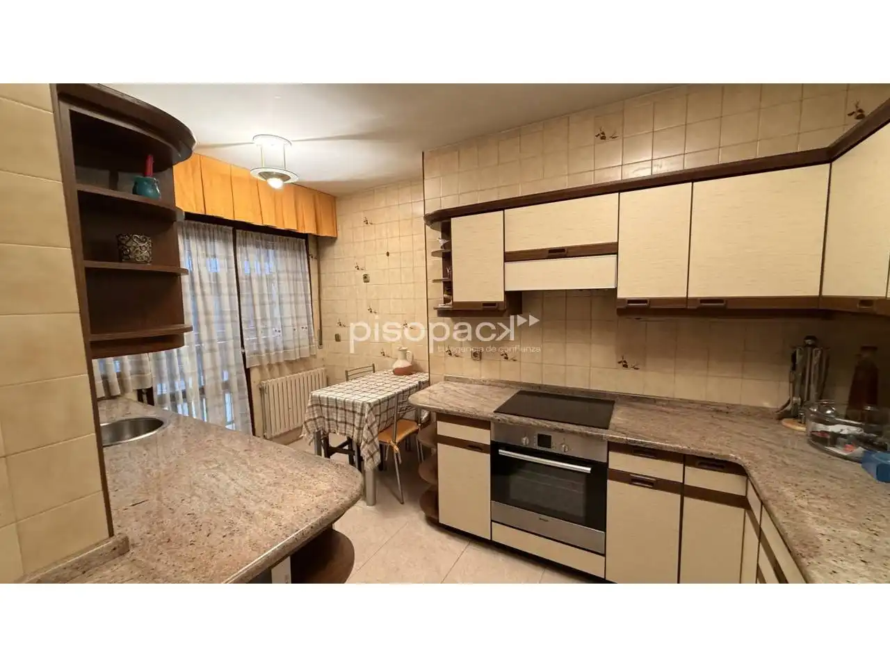 Kitchen of Flat for sale in  Pamplona / Iruña  with Heating, Terrace and Storage room
