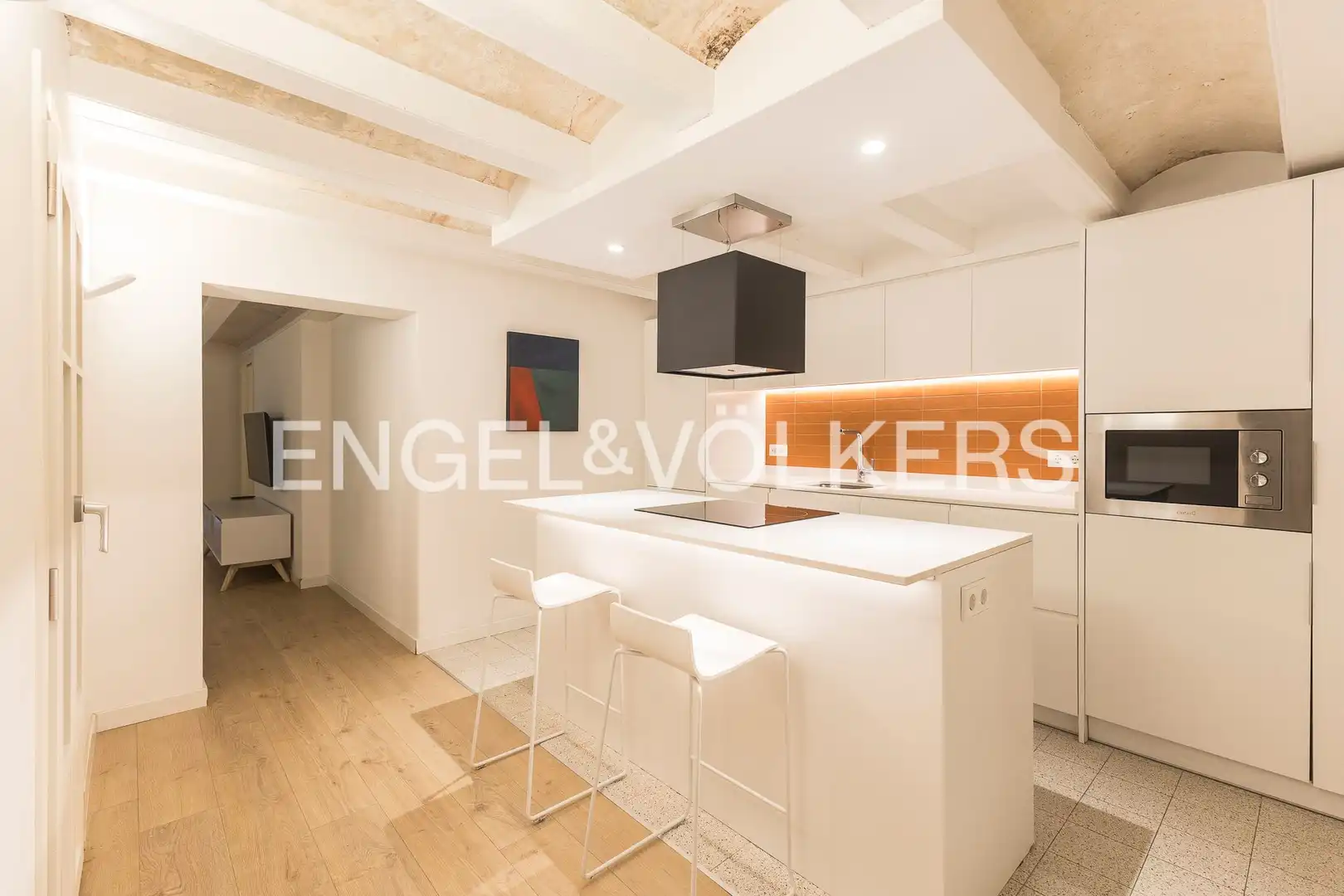 Cocina de Piso en venta en Barcelona con Aire acondicionado, Calefacción y Terraza