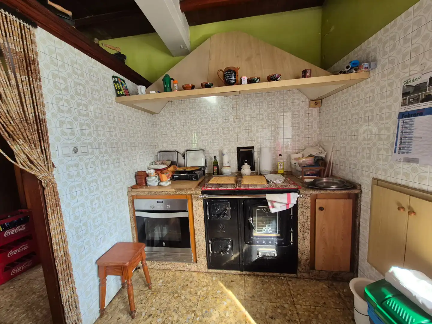 Cocina de Casa o chalet en venta en Moeche con Jardín privado, Trastero y Amueblado