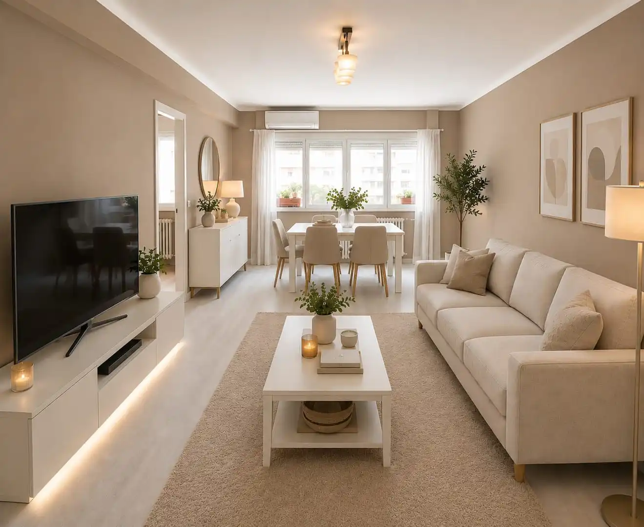 Sala de estar de Piso en venta en Valdepeñas con Aire acondicionado y Calefacción