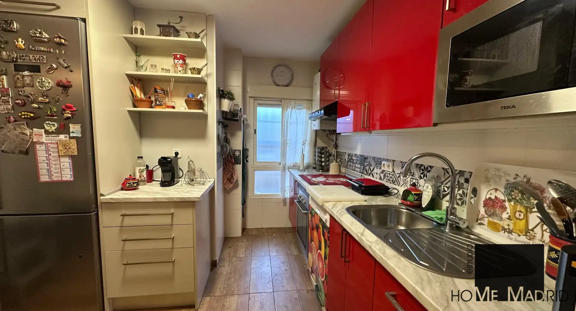 Kitchen of Flat for sale in Madrid  with Air Conditioner and Heating