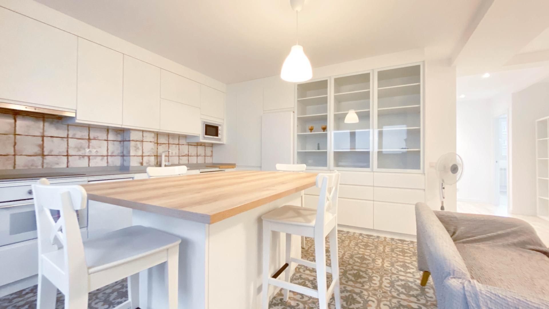Kitchen of Planta baja to rent in Santander  with Heating and Terrace