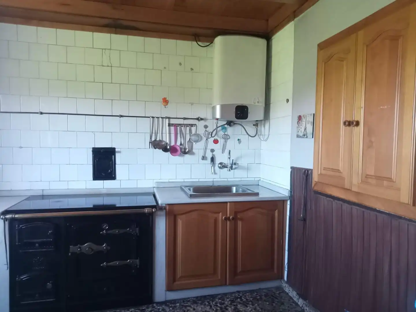 Cocina de Casa o chalet en venta en Navia con Terraza, Trastero y Piscina