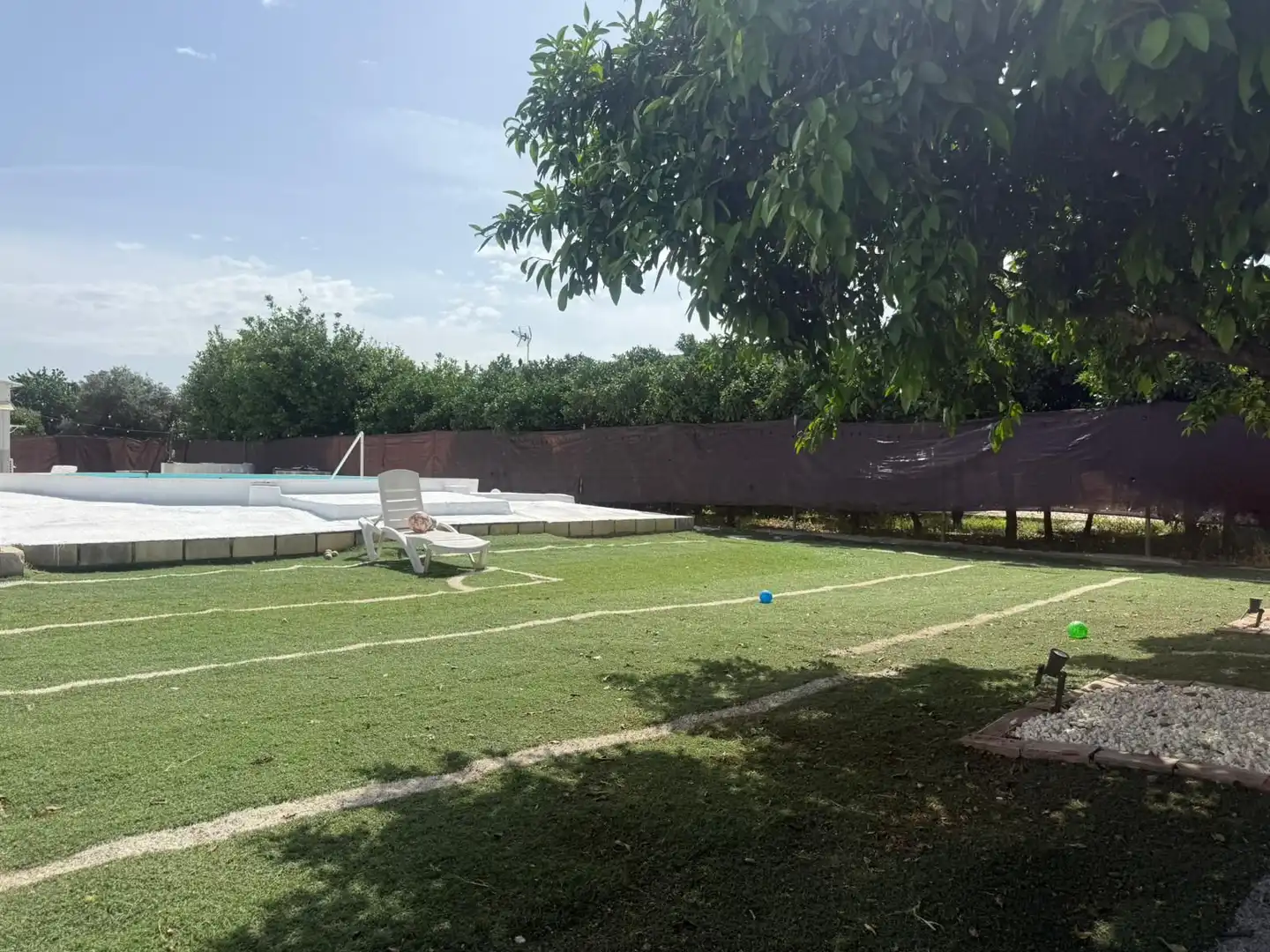 Piscina de Casa o xalet en venda en Utrera amb Jardí privat, Terrassa i Piscina