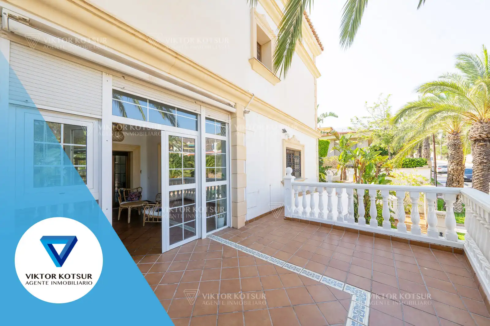 Terrassa de Casa o xalet en venda en Roquetas de Mar amb Aire condicionat, Calefacció i Jardí privat