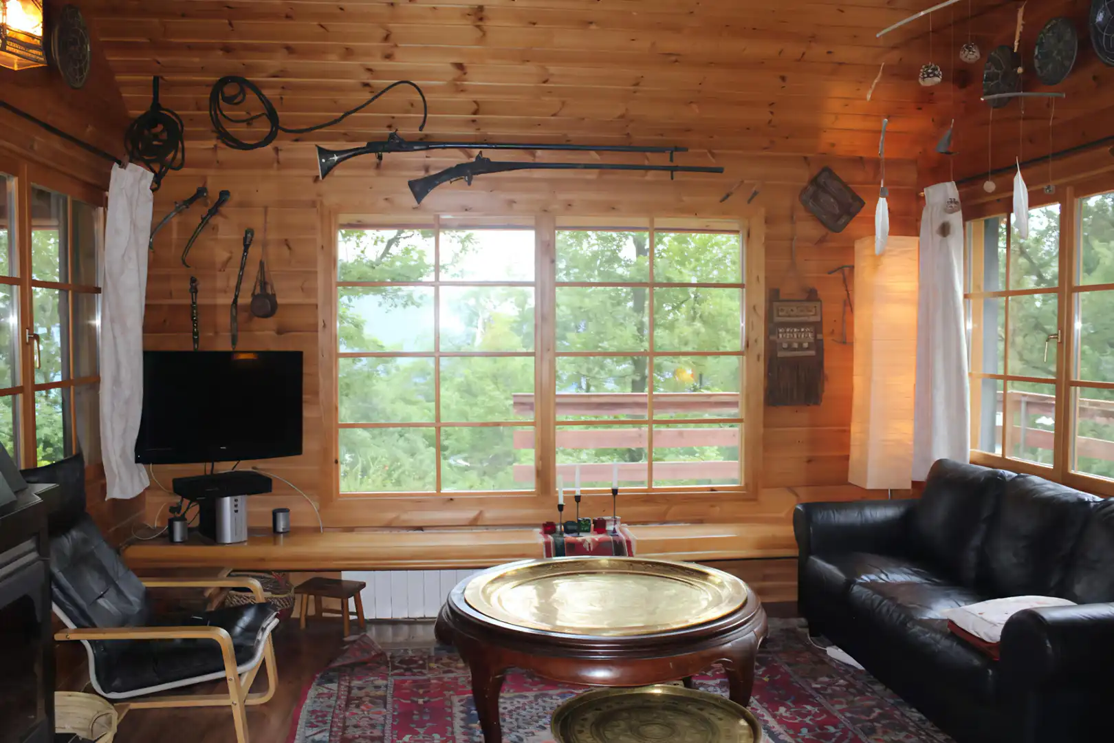 Sala de estar de Finca rústica en venta en Camprodon con Jardín privado y Amueblado