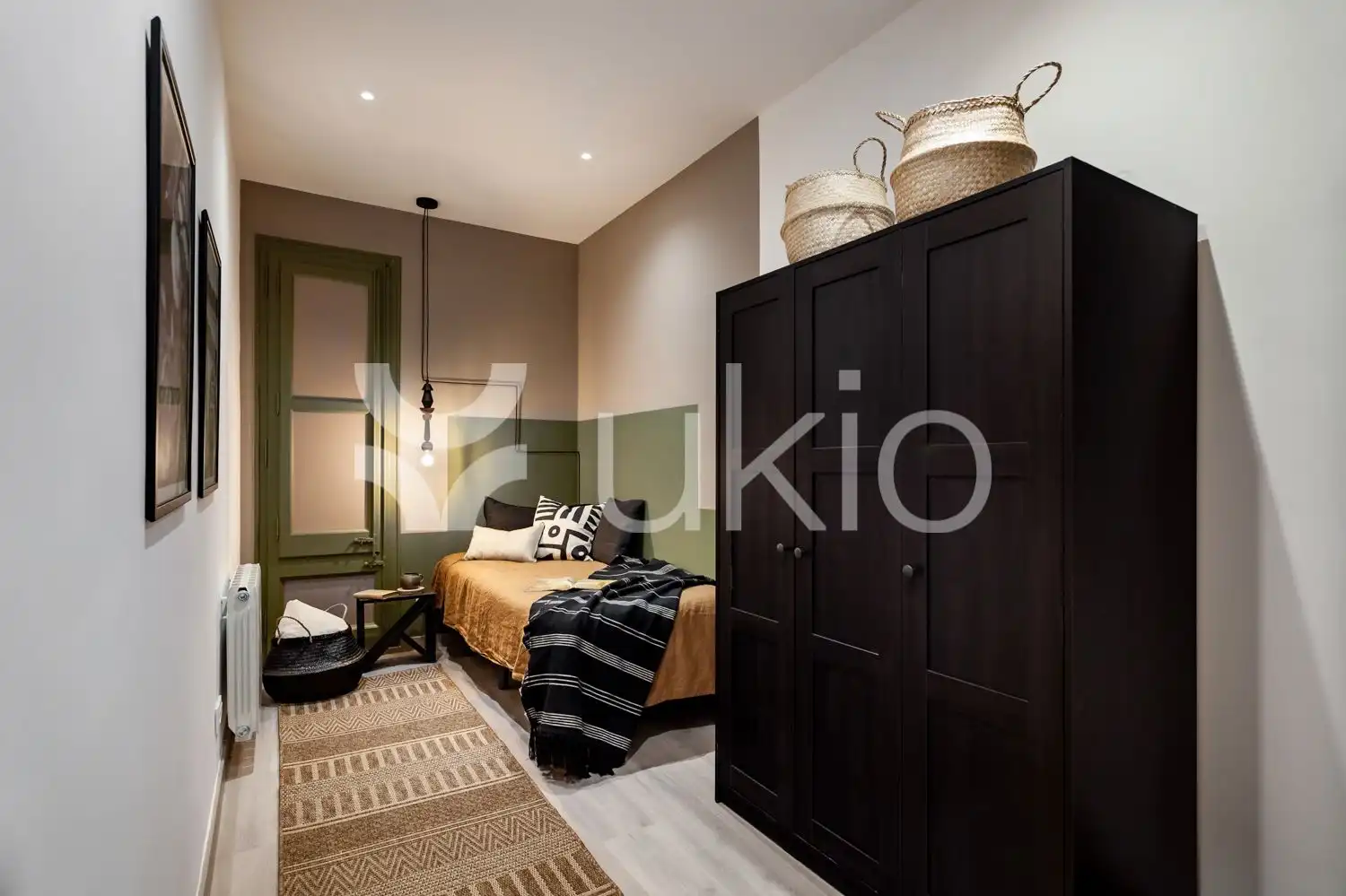 Habitación de Apartamento de alquiler en Barcelona con Aire acondicionado, Amueblado y Horno