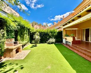 Garden of Single-family semi-detached for sale in Málaga Capital  with Air Conditioner, Terrace and Balcony