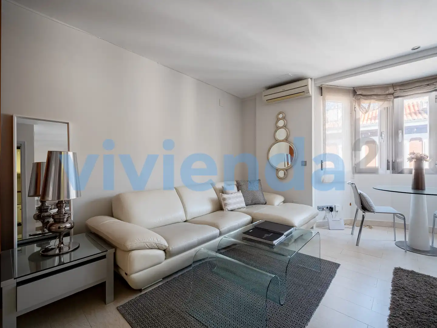 Wohnzimmer von Wohnung zur Miete in Madrid mit Klimaanlage und Heizung