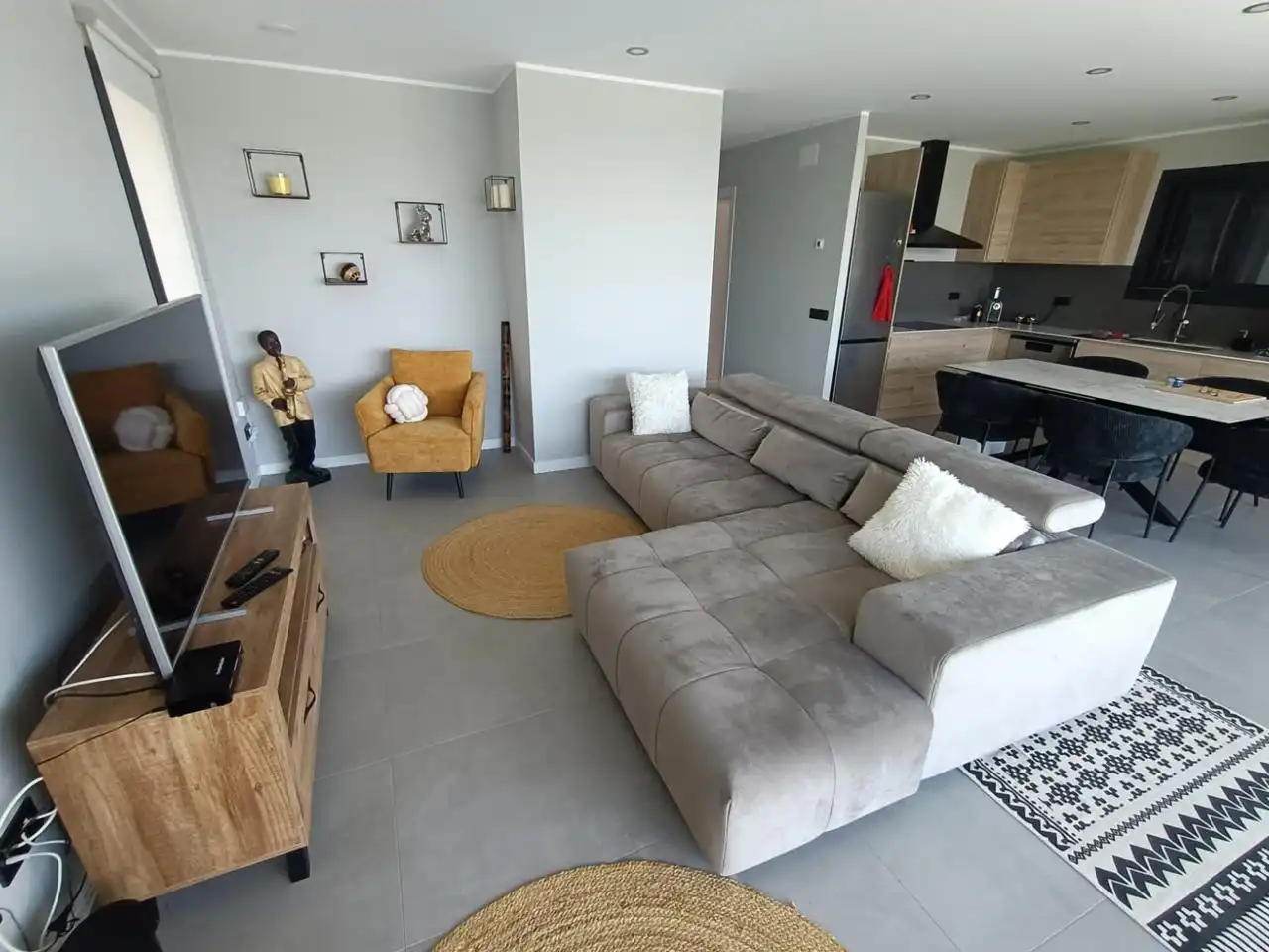 Sala de estar de Casa o chalet en venta en Vidreres con Calefacción, Jardín privado y Terraza