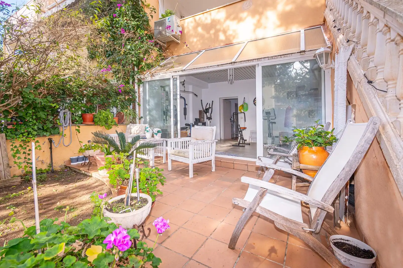 Jardín de Casa adosada en venta en  Palma de Mallorca con Aire acondicionado, Calefacción y Jardín privado