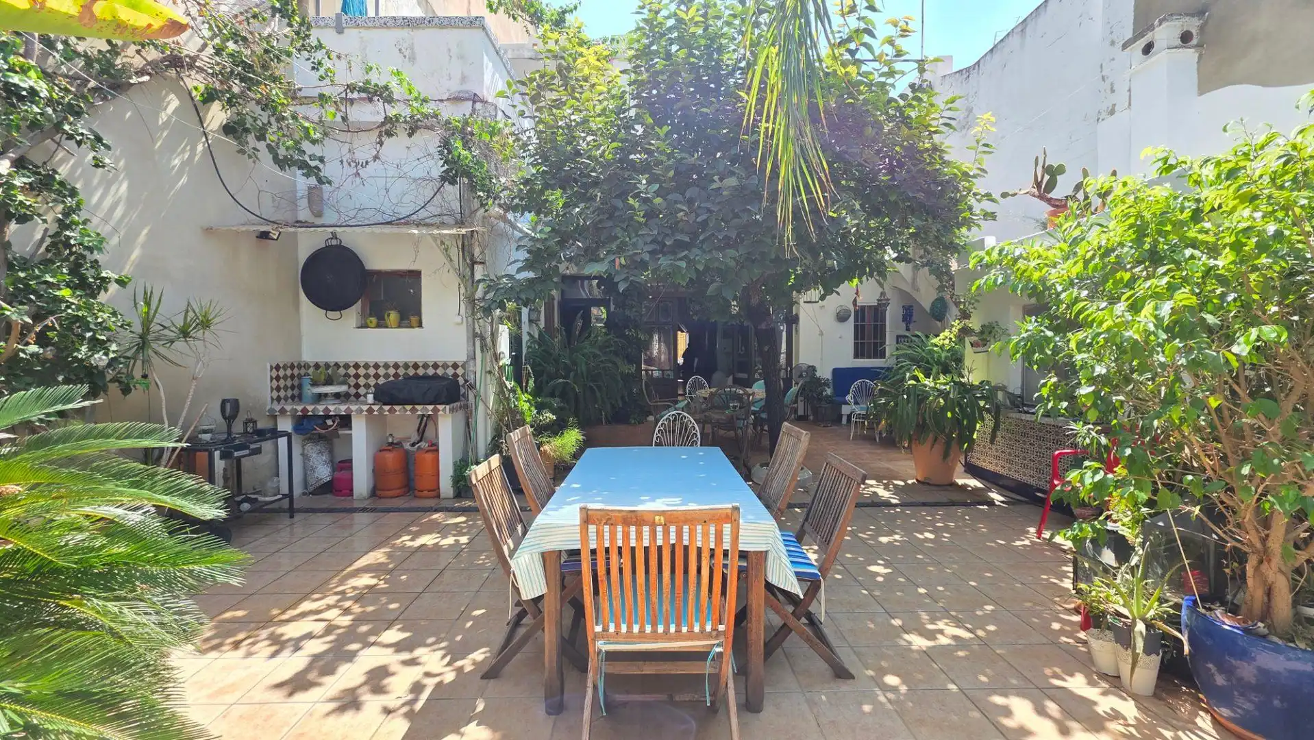 Terrassa de Casa o xalet en venda en El Real de Gandia amb Aire condicionat, Calefacció i Jardí privat