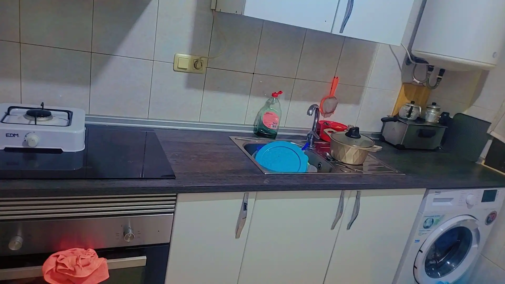 Cocina de Casa adosada en venta en Monzón con Trastero y Balcón