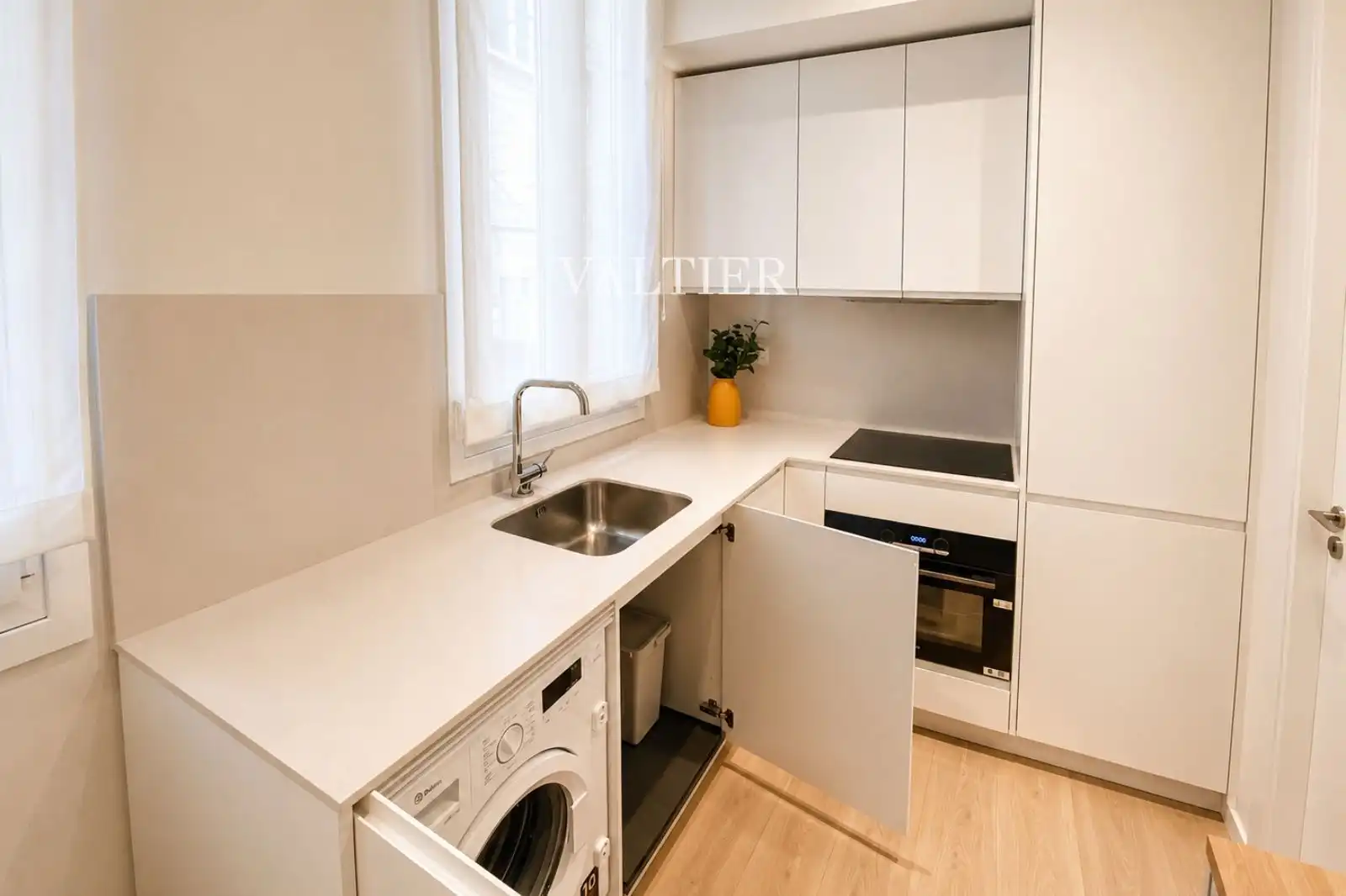 Kitchen of Flat for rent in Madrid  with Heating and Furnished
