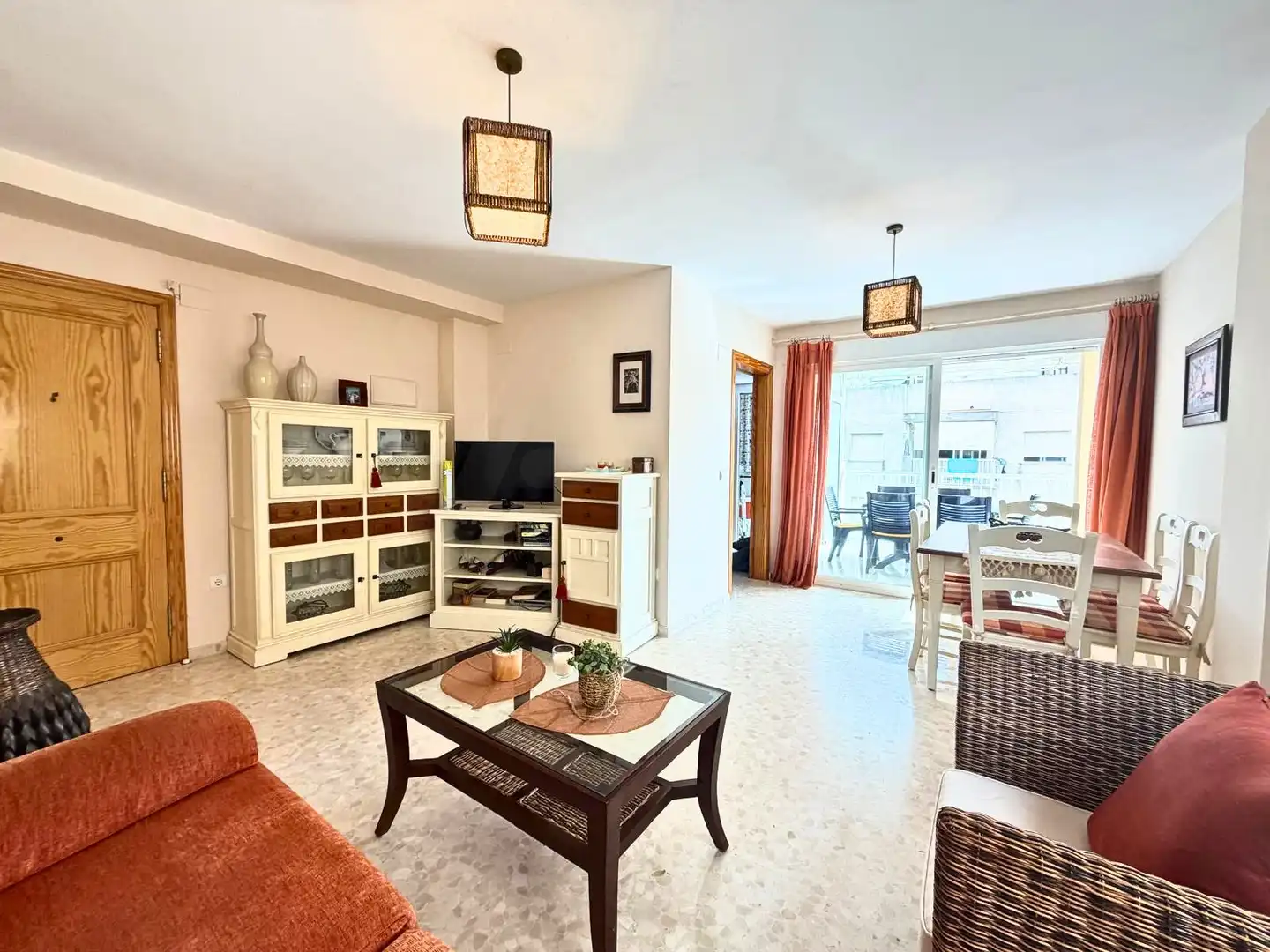 Living room of Flat for sale in Daimús  with Terrace and Swimming Pool