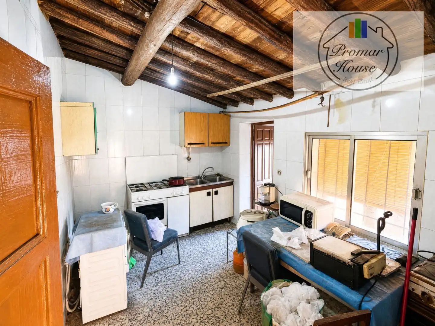 Kitchen of Houses for sale in Riocabado  with Heating, Terrace and Storage room