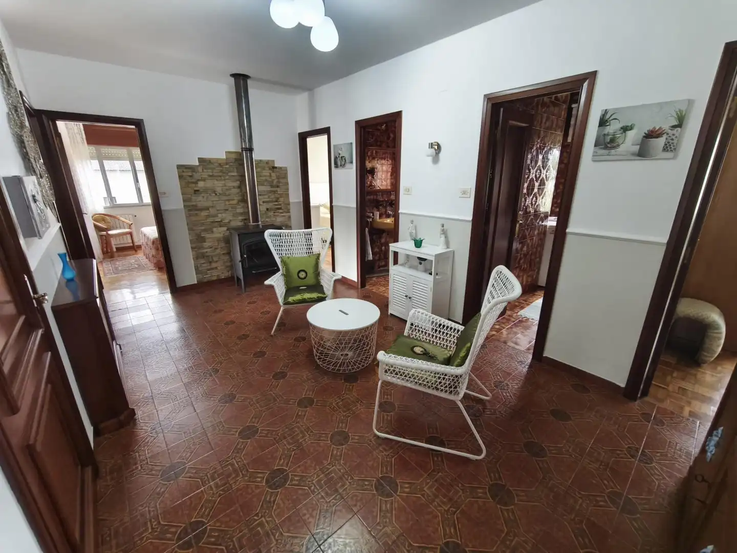 Sala de estar de Casa o chalet en venta en Rianxo con Calefacción y Balcón