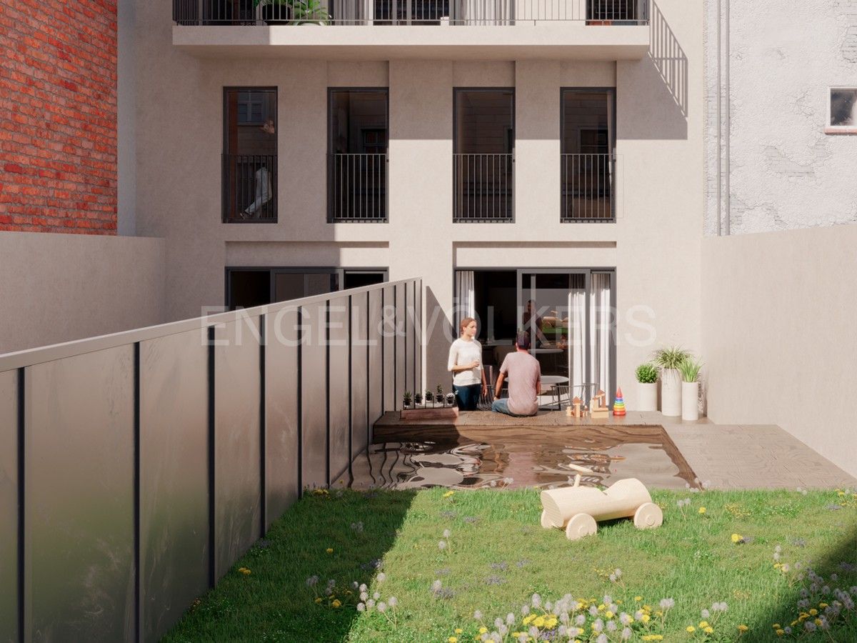 Terrace of Apartment for sale in  Barcelona Capital  with Air Conditioner, Heating and Private garden