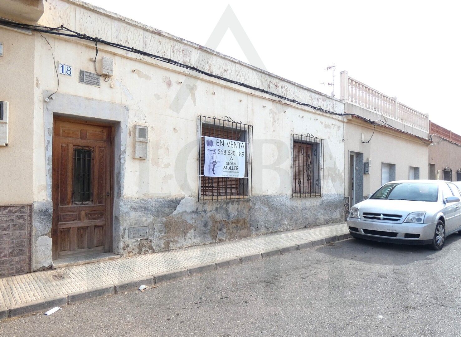 Exterior view of Single-family semi-detached for sale in Cartagena