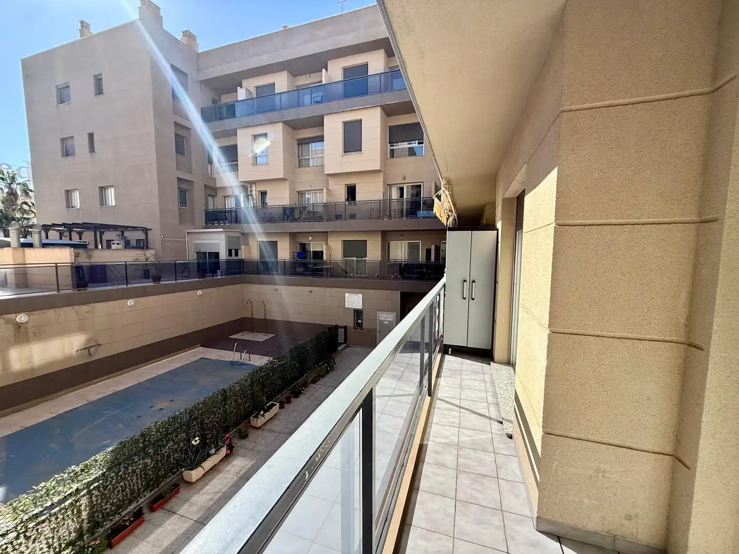 Balcony of Duplexes for sale in Almería  with Air Conditioner, Terrace and Storage room