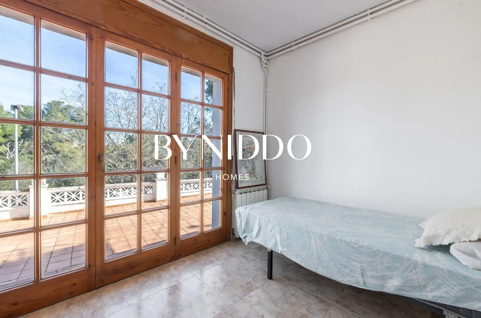 Bedroom of Houses for sale in Sant Cugat del Vallès  with Heating, Private garden and Terrace