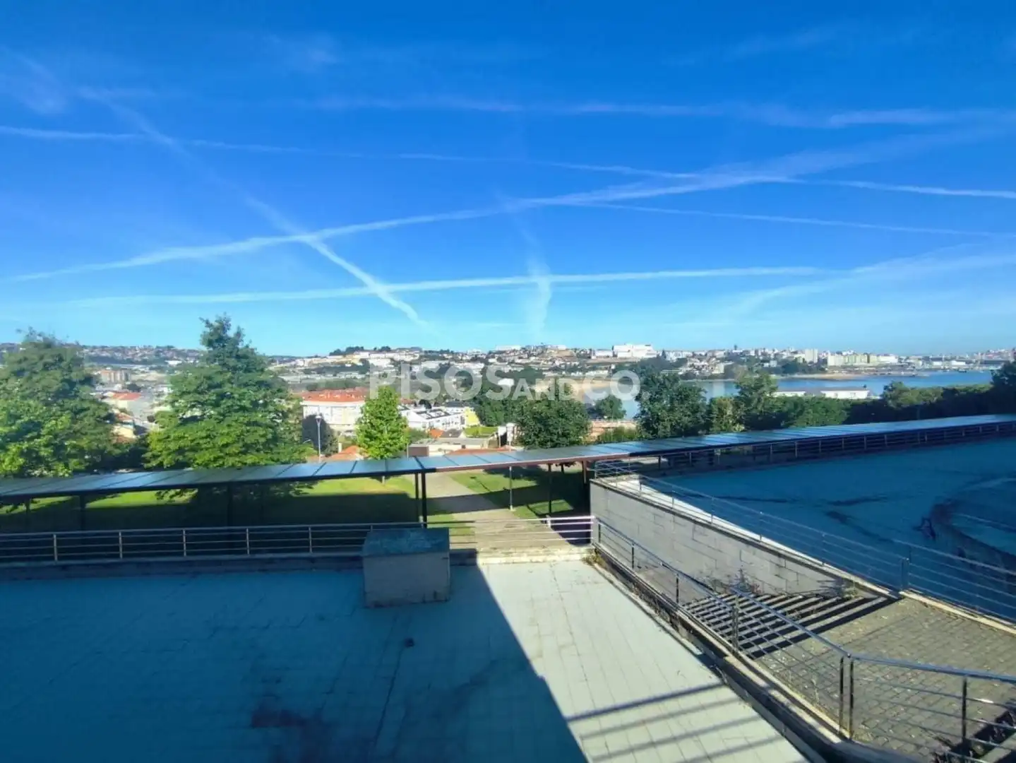 Terrace of Flat for rent in Oleiros  with Heating, Storage room and Furnished