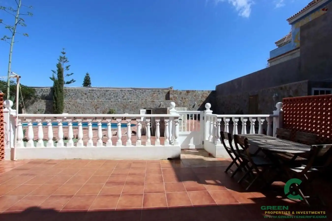 Terraza de Casa o chalet en venta en Arona con Piscina