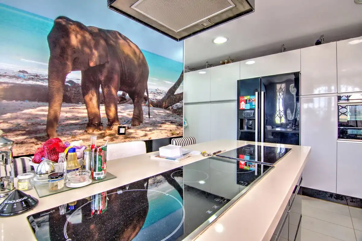 Cocina de Dúplex en venta en Altea con Aire acondicionado, Calefacción y Jardín privado